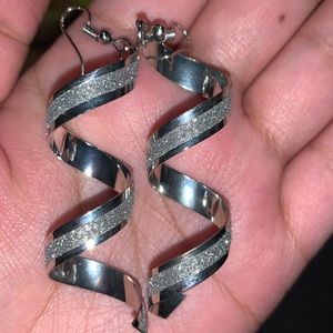 Woman’s twirl earrings